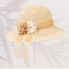 Summer Sun Hat For Women With Large Brim Foldable Breathable Cotton Floppy Hat For Outdoor Fashion