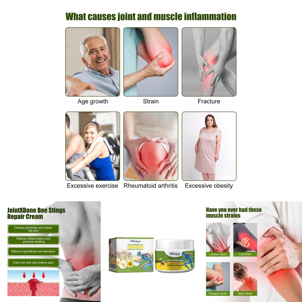 South Moon Joint Repair Cream Soothing Relief For Neck Knees Wrists And Daily Massage Care