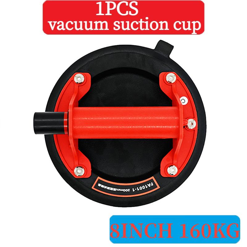 21CM Diameter Vacuum Suction Cup Manual Lift 220kg Load Capacity Heavy Duty Vacuum Lifter For Granite Tile 8 Inch Suction Cup