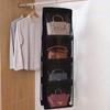 1PC 6/8 Pockets Bag storage bag Hanging double-sided transparent six-layer storage bag Bedroom wardrobe storage bag dust bag