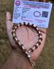 LAB CERTIFIED + 925 Silver + Natural 8 Mukhi RUDRAKSHA Rudraksh Bracelet, Adjustable Indian Origin Lord Shiva Yoga Prayer Meditation