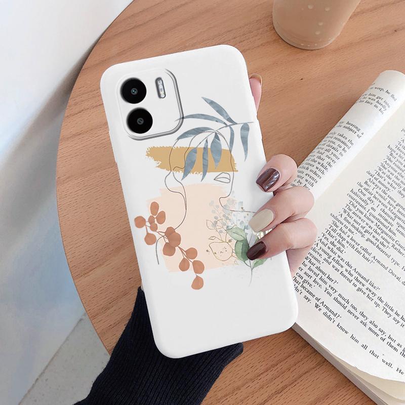 Phone Case For Redmi A1 A2 13 13C 14C A3 4G Soft Silicone TPU Back Cover Cases Protective Coque Shell Leopard Painted Bags Capa
