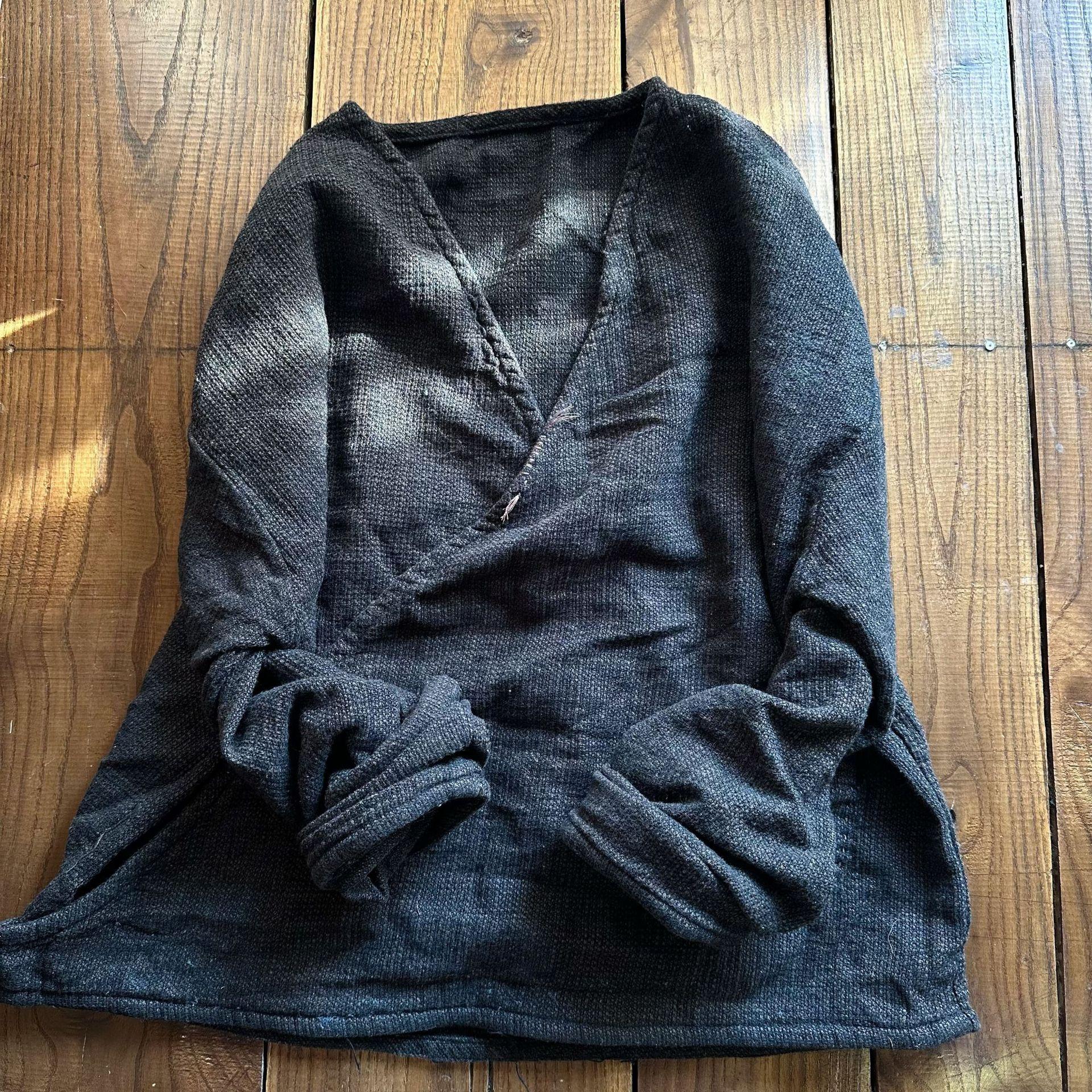 

Johnature женская весенняя повседневная футболка с v-образным вырезом в стиле ретро, ​​индивидуальная футболка, модная винтажная футболка в китайском стиле с длинными рукавами One Size