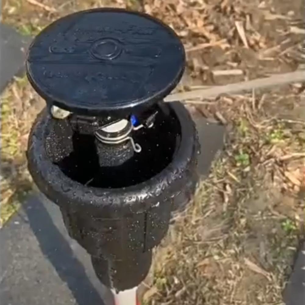 Popup Rocker Rotary Sprinkler 3/4" Female Thread Automatic Scattering Impact Nozzle Garden Greenhouse Irrigation Watering Tools