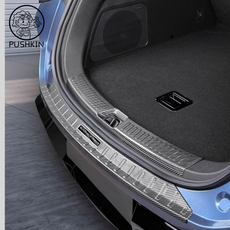 For BYD Sealion 7 Sea Lion 07 EV 2026 2025 Stainless Black Car Rear Trunk Protector Plate Anti Hit/Dust Sill Decoration Cover