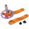 ZK‑22   Chainring Chainwheel Crank Aluminium Alloy Bike Crankset Arms 32T Chainring