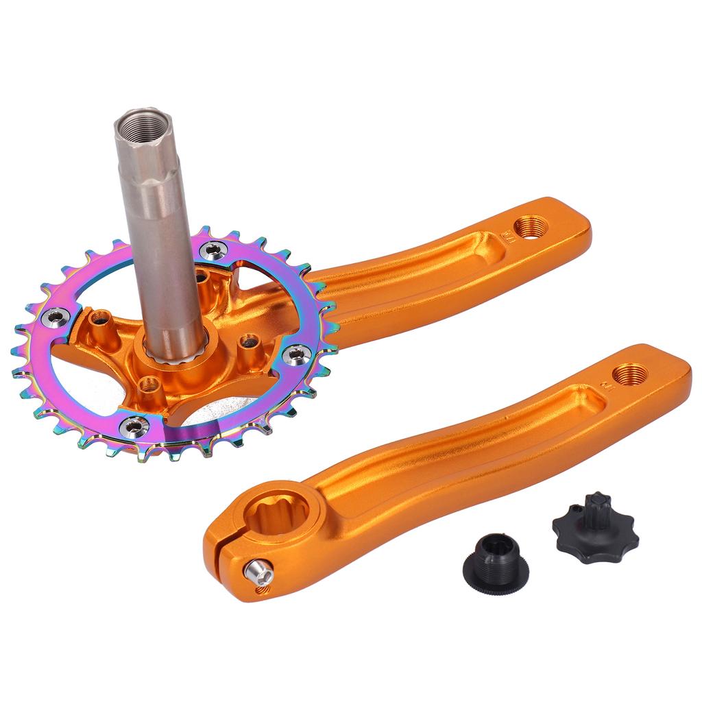ZK‑22 Chainring Chainwheel Crank Aluminium Alloy Bike Crankset Arms 32T Chainring