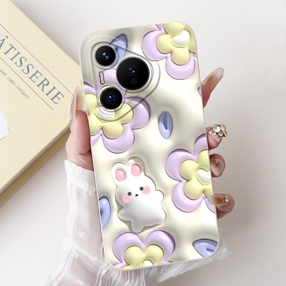 For Huawei Pura 70 Pro 5G Case Cute Cartoon Cover Shockproof Soft TPU Phone Cases For Huawei Pura 70 Pro Plus Pura70 Pro+ Fundas