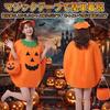 Ninonly Halloween Cosplay Pumpkin Costume Ladies Men Adults Outfit Hat Bag Included (3-piece set)