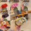 Acrylic Clutch Evening Bag With Metal Handle For Daily Wear