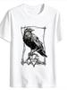 Unisexs Black Crow Branch Graphic TShirt Stylish Summer Casual Tee With Intricate Raven Design Soft Fabric Round Neck
