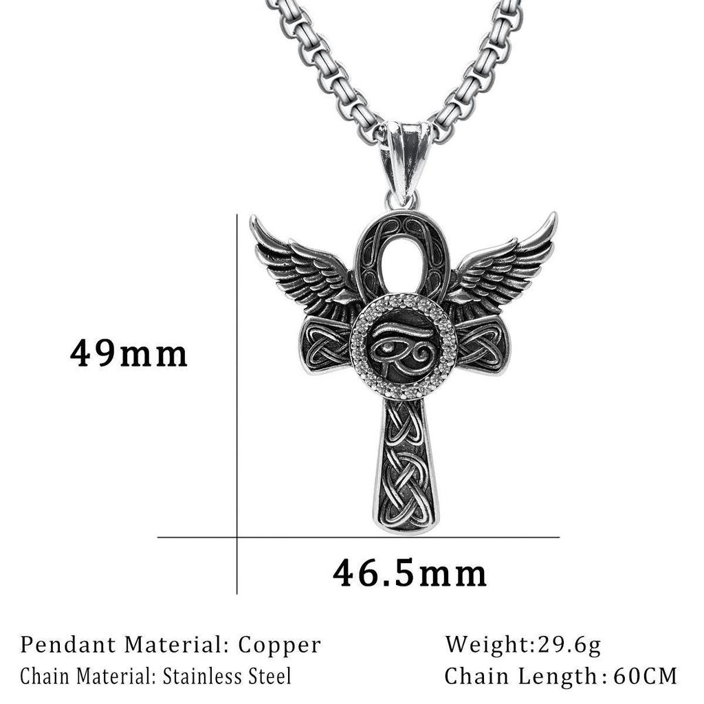 European-American Gothic Punk Curiosity Pendant Necklace
