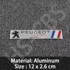 3D Aluminum Car Body Fender Logo Rear Trunk Stickers For Peugeot 308 408 108 RCZ 208 3008 107 106 206 207 301 4008 Car Styling