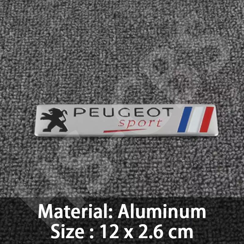 3D Aluminum Car Body Fender Logo Rear Trunk Stickers For Peugeot 308 408 108 RCZ 208 3008 107 106 206 207 301 4008 Car Styling