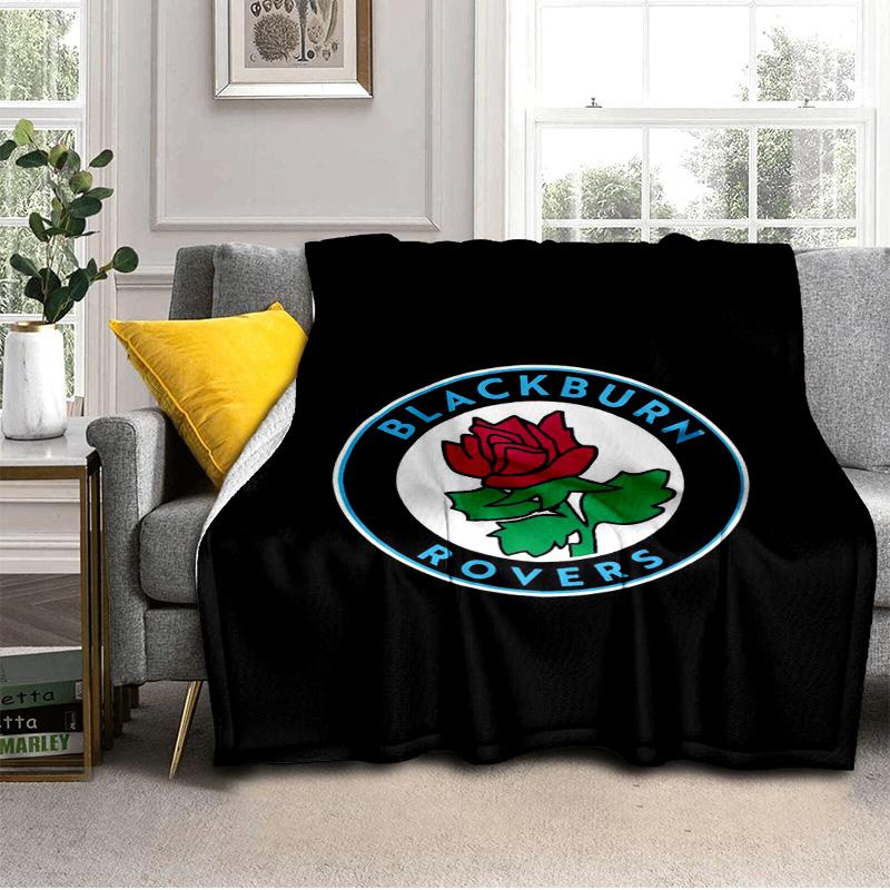 Blackburn Rovers Blanket Outdoor Flannel Blanket for Camping, Hiking, Garden Parties, Picnic Essentials,gift for Family and Friends