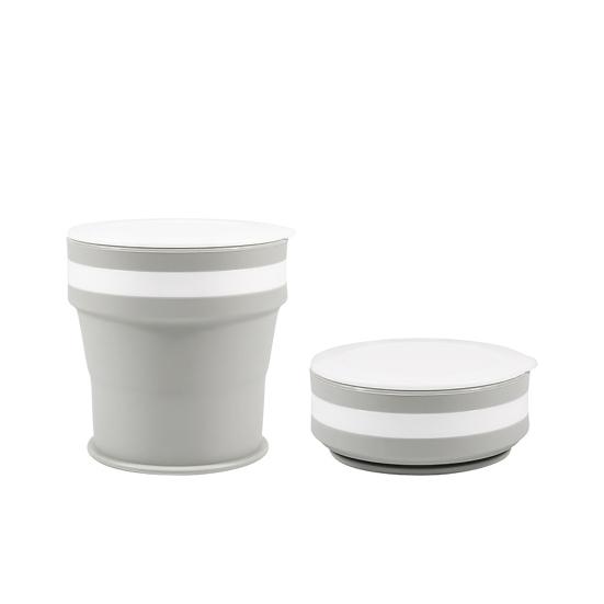 170ml/270ml/350ml Skládací odnímatelný silikonový kelímek na vodu pro potravinářský styk, hrnek na pití, domácí potřeby