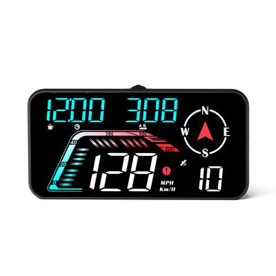 Wiiyii HUD GPS and Other Data with Fatigue Driving and Speeding Reminder Car Suitable for All No Compatibility Issues Head-Up Display, Speedometer,