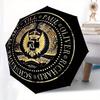 1pc SEAL OF AUTHORITY Umbrella with Plastic Handle,Suitable for All Seasons Home Travel Outdoor UmbrellaM1075