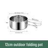 Stainless Steel Outdoor Camping Cookware Set