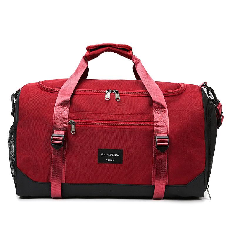 Multifunctional portable travel bag Large capacity storage Short-haul luggage bag Waterproof yoga shoulder fitness sports bag
