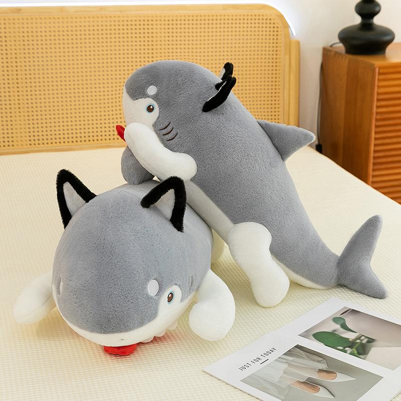 Soft Toy Shark Throw Pillow, Cute Doll Figurine, Children's Sleeping Pillow, Sofa Pillow, Birthday Gift, Decoration Item
