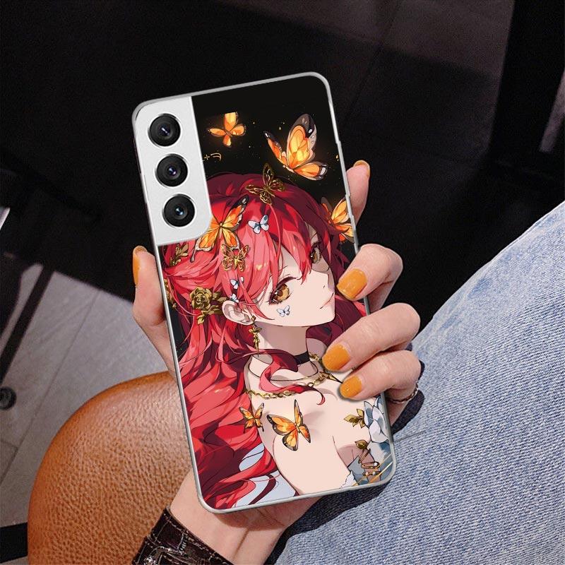 Honkai Star Rail Himeko Phnoe Case for Samsung Galaxy S26 S25 Edge S23 S24 Ultra S22 Plus S21 S20 FE Unique Cover Soft Coque Gal