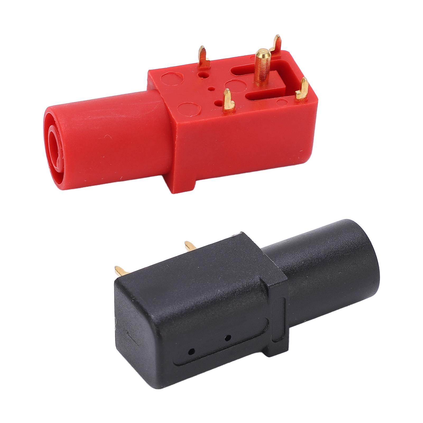 

2 шт. печатная плата банан гнездо никелированная вилка 4 мм прямоугольный коррозионно-стойкий безопасный банан гнездо