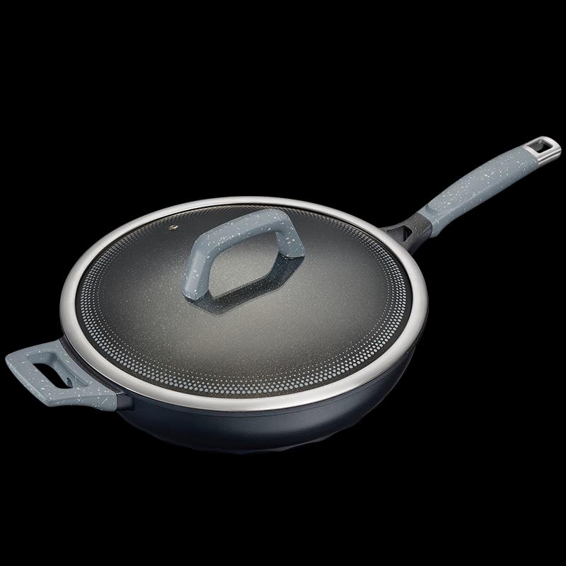 ASD Magic Stone Non-Stick Smokeless Wok