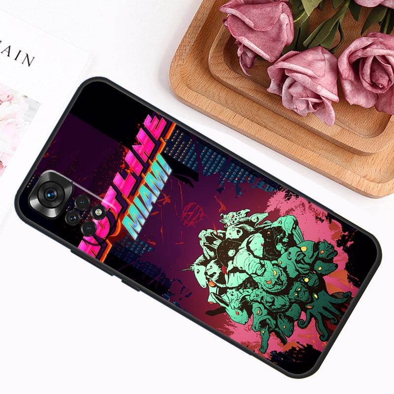 Game Hotline Miami Case For Xiaomi Redmi Note 11 10 9 8 12 Pro Plus 12S 11S 10S 9S Cover For Redmi 12C 10C 9C