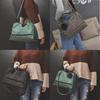 Chic And Spacious Casual Women Large Capacity Solid Rivet Shoulder Messenger Crossbody Bags