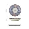 Diruian Japanese Microwaveable Ceramic Dinner Plate