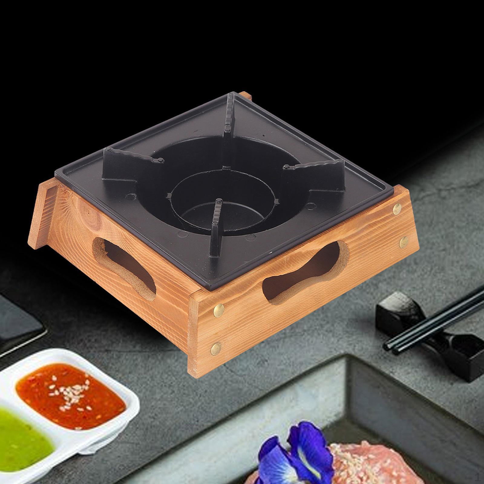 

Спиртовая печь Горелка Гостиничные твердотопливные печи Кухонное оборудование Компактный Спирт 18x21cm