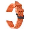 20mm/22mm Honeycomb Pattern FKM Rubber Watch Band Quick Release Spring Bars For Seiko SRP775Sweatproof Durable Replacement Strap