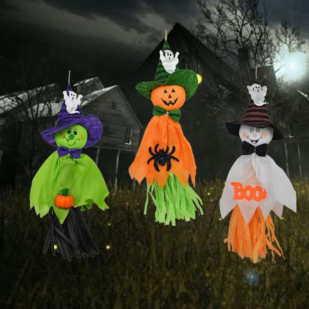 Halloween Straw Ghost Pendant