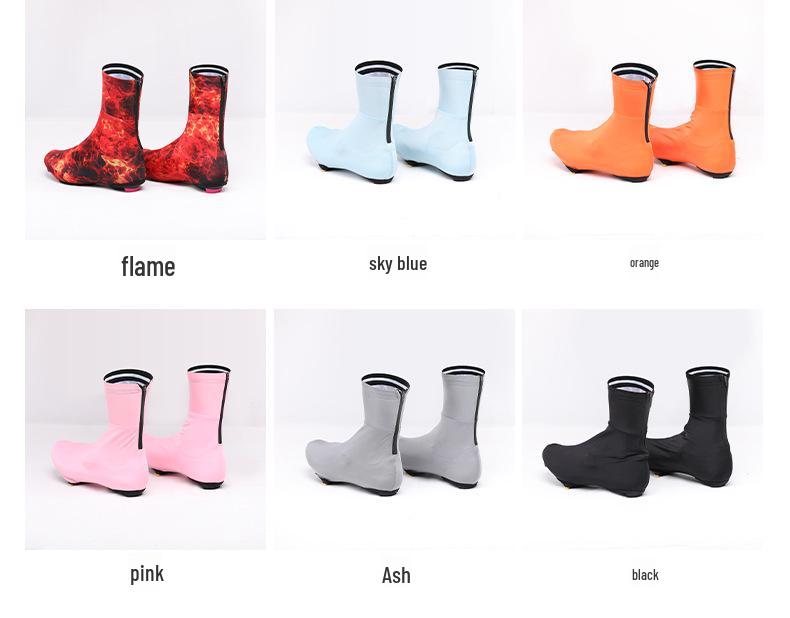 XINTOWN Solid Color Cycling Shoe Covers - Lightweight, Dustproof, Anti-Fouling Bicycle Gear