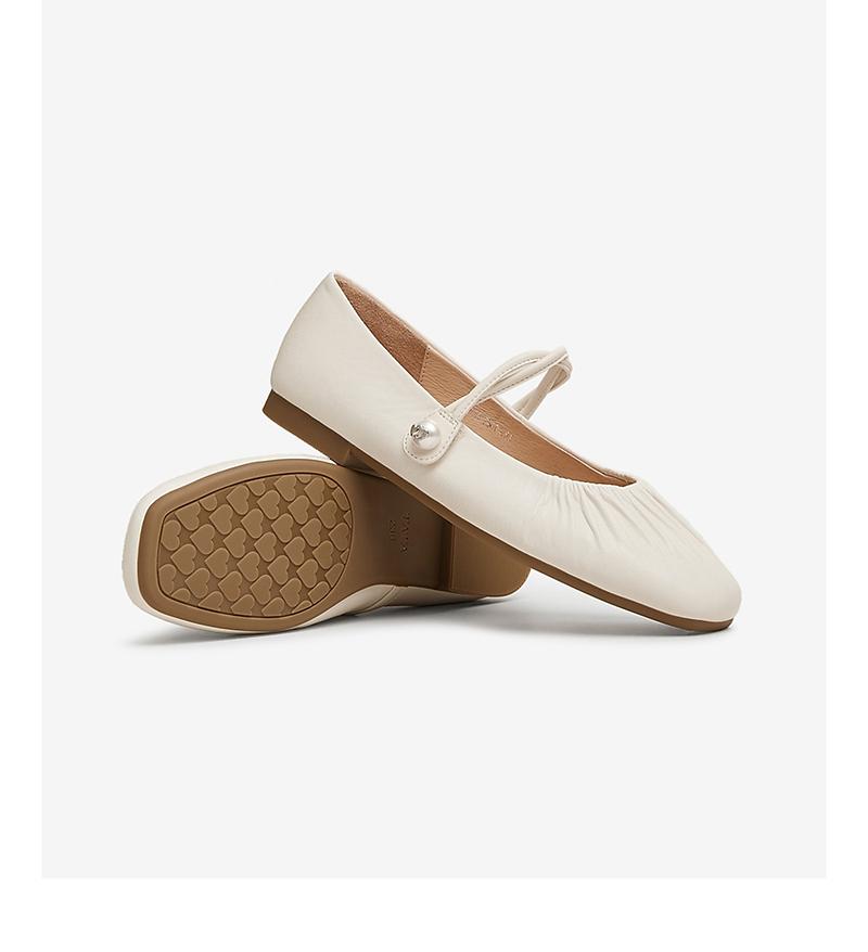 TATA/He She 2026 Spring Women's Fashion Versatile Mary Jane Shoes