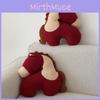 Pony Year Lucky Plush Cushion With Embroidered Cartoon Design For Living Room Decor