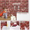 Peel and Stick Contact Paper for Wall Faux 3D Brick Self Adhesive Contact Pap