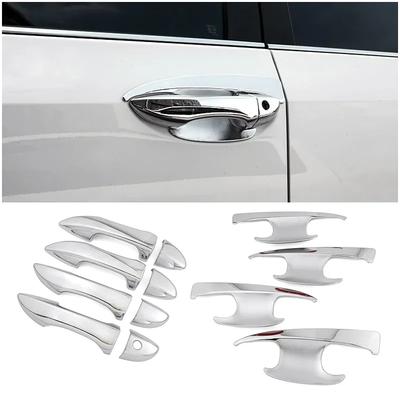 For Toyota Corolla 2013-2017 E160 E170 Car Styling ABS Chrome Side Door Handle Cover Trim & Door Bowl Cover 2014 2015 2016