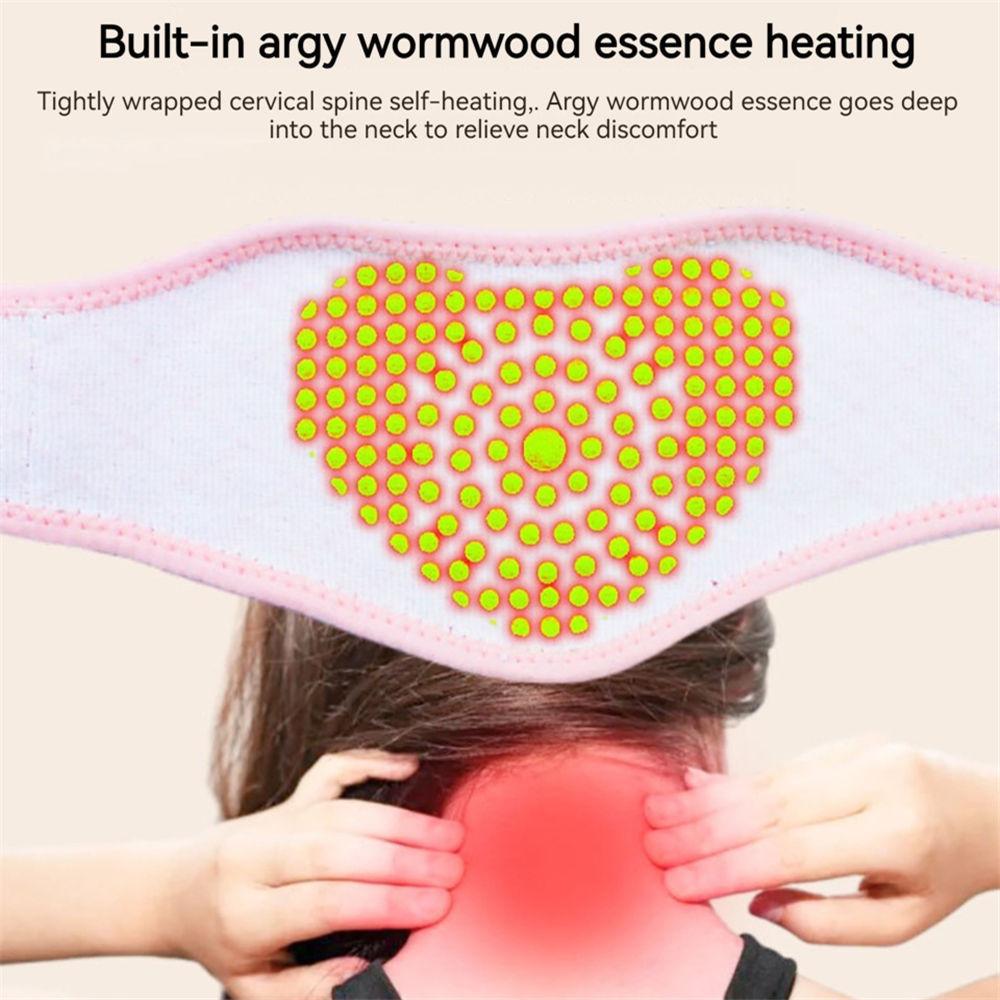 1Pcs Self-heating Neck Brace Wrap Brace Pain Relief Cervical Spine Hot Compress Acupuncture Physical Therapy Neck Warming Support
