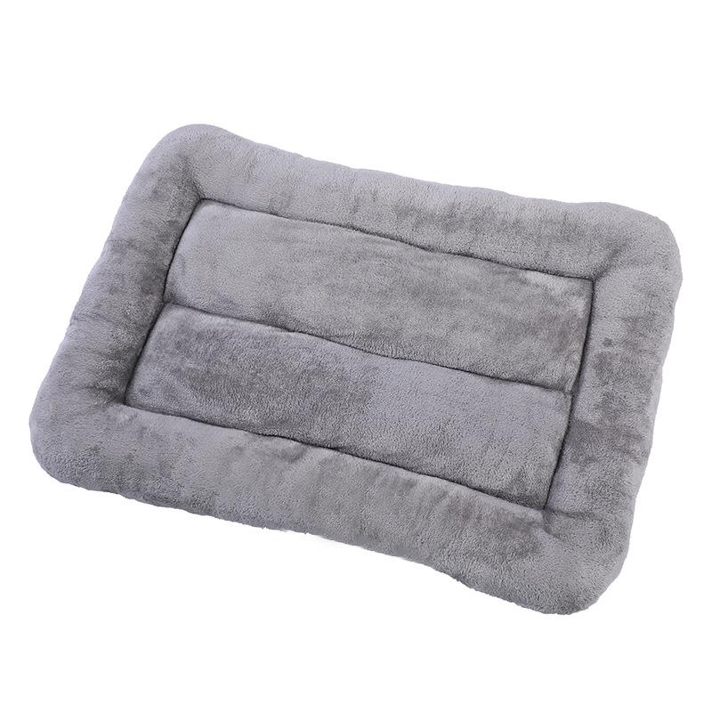 

Коврик для домашних животных, короткий, плюшевый, комфортный, утолщенный, теплый, для кошек и собак, универсальный, дышащий, лежак для собак, коврик для сна, товары для животных S:75*55CM