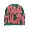 Hip Hop Trend Letter Knit Beanie - Unisex Wool Jacquard Hat