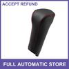 Gear Shift Knob Cover ONE for Honda Civic 2006-2011 Black Red Stitches