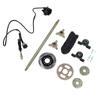 600mm Go Kart Rear Live Axle Kit with Brake Assembly Chain for 50cc 70cc 90cc ATV Quad Bike Drift Trike