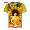 3D Buddha Shakyamuni Printing T Shirt For Men Round Neck Short Sleeve Kid Cool Buddhist Faith Tops T Shirts Harajuku Clothes Tee