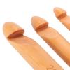 Bamboo Crochet Hook Handcrafted Knitting Needles Yarn Craft 20cmCelsius7.9in Large Crochet Hooks