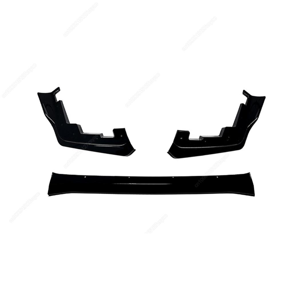 Car Front Bumper Spoiler Lip Guard Lowter Splitter Blade For Subaru Impreza WRX STI VA 2015-2021ABS Black Bodykits Tuning