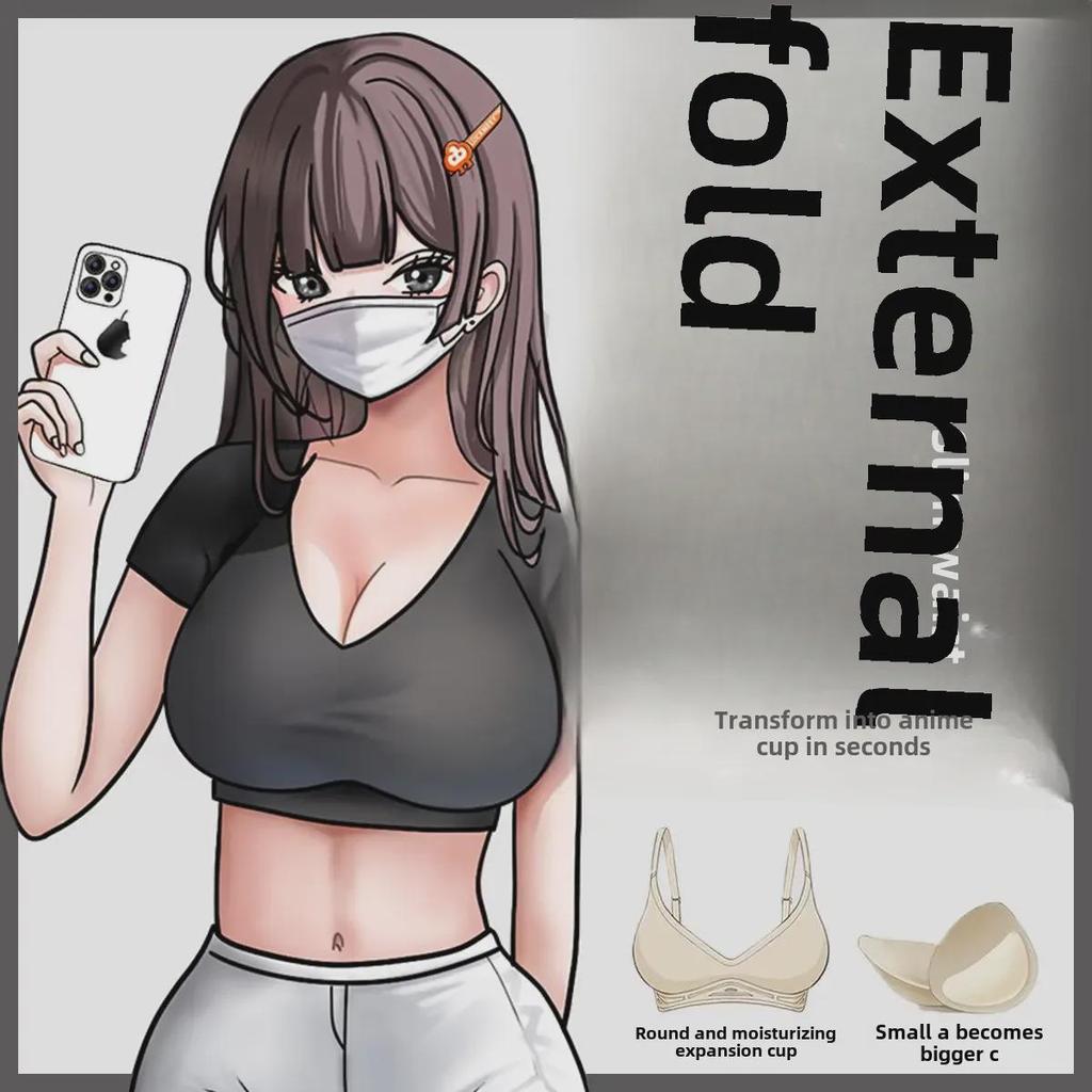 Seamless Padded Bra for Women with Small Busts - Wire-Free with Waist Slimming Design