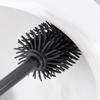 Silicone toilet brush, black, spare, 35 cm
