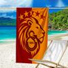 1pc Football Team (13) Beach Towel, Beach and Seaside Swimming Pool Equipment, Fashion Pattern, Rectangular, Travel Essentials